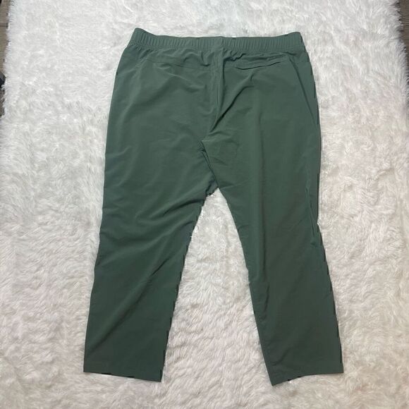 Eddie Bauer Womens Slim Ankle Hiking Traveler Pants Sz XXL Green Stretch Lightwe - Picture 11 of 11